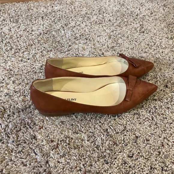 Sarah Flint, Natalie Flat in saddle brown leather, size 40 - Picture 2 of 7